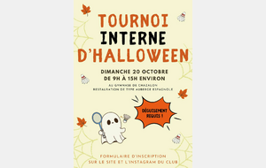 Tournoi interne d'Halloween