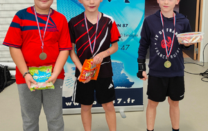 Titouan 2ème en poussins (sur 14, 3 poules)