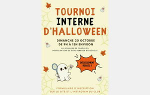 Tournoi interne d'Halloween