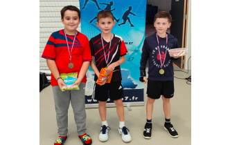 Titouan 2ème en poussins (sur 14, 3 poules)