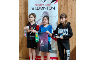 Lucile 1ère sur 6 chez les benjamines