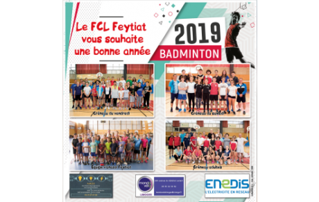 Vente des calendriers 2019