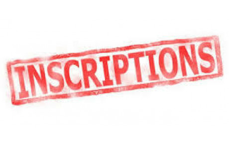 Inscription pour la saison 2020 - 2021