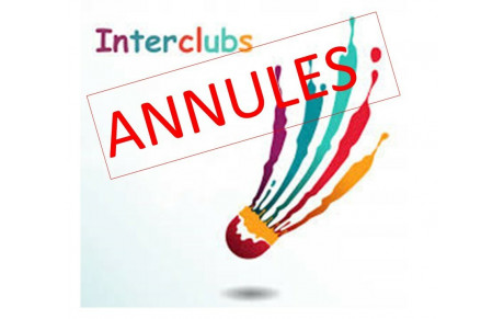 Annulation interclubs départementaux
