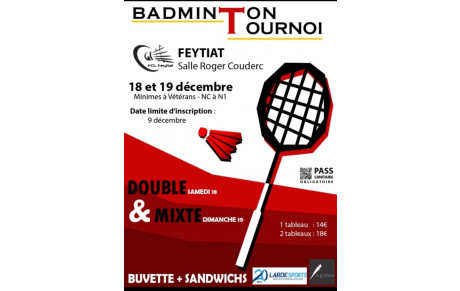 Tournoi adultes de doubles et mixtes de Feytiat